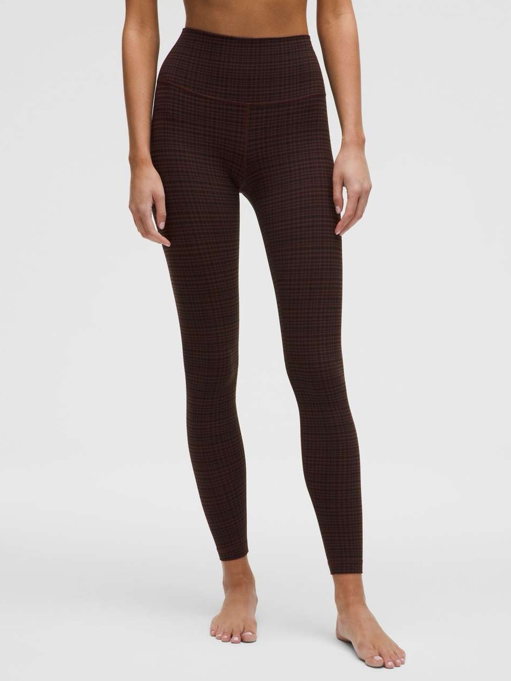 Lululemon Align High-Rise Legging 28” Size: 2 Brown Plaid